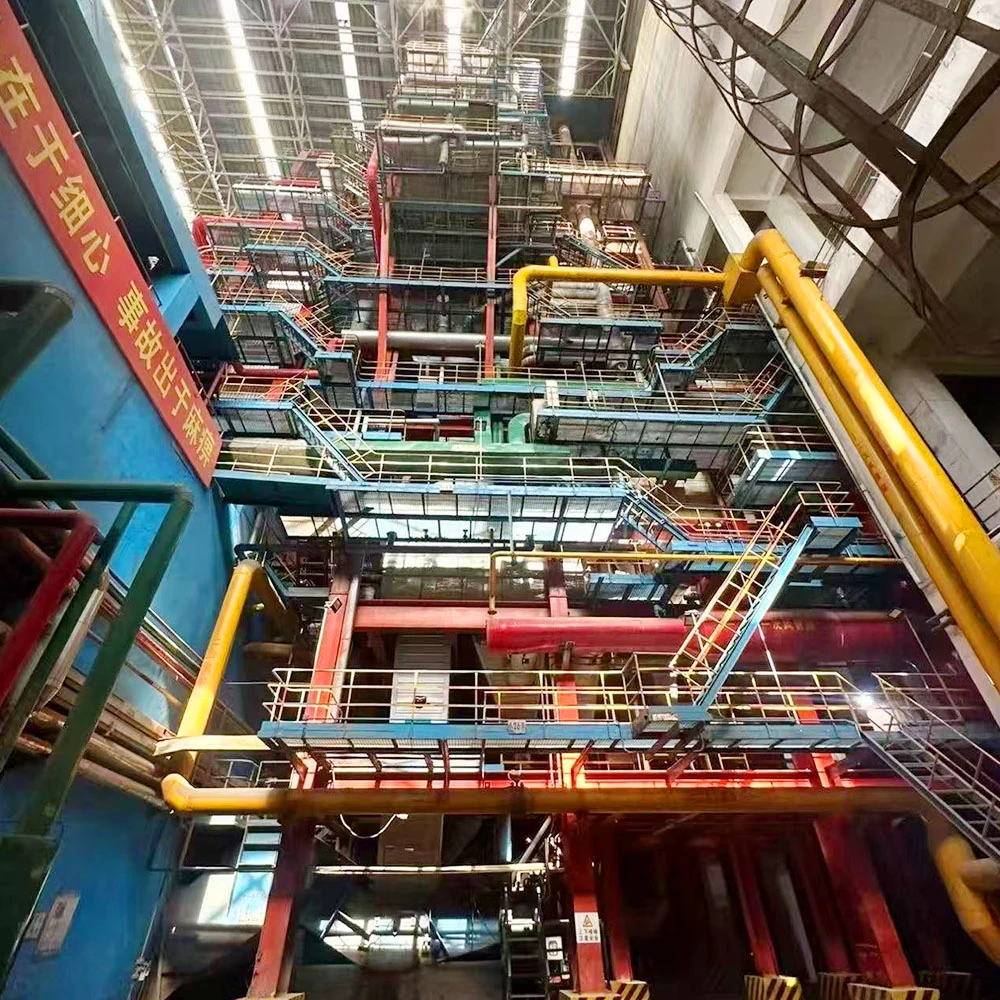 Caldera de generación de energía para incineración de residuos sólidos urbanos y lodos industriales, 700 T/D, provincia de Hebei, China
