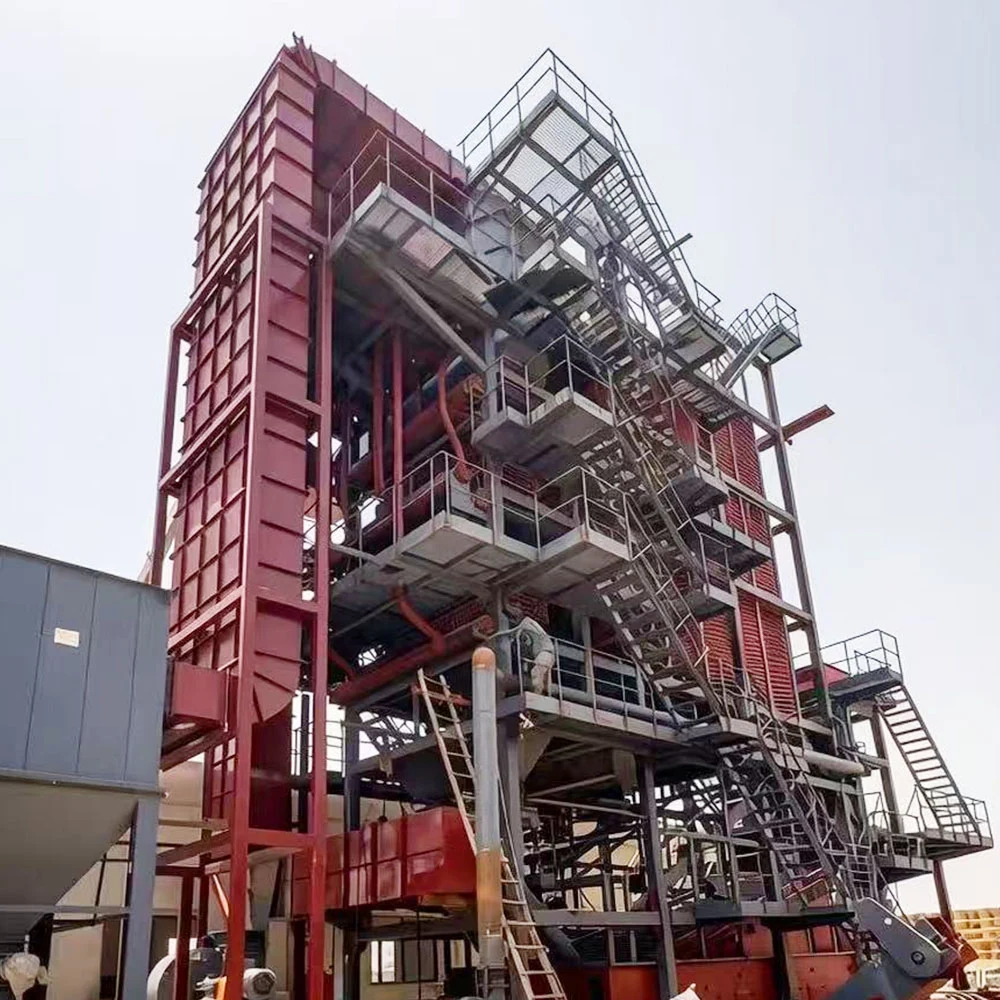 Lahore, Pakistán, calentador térmico de aceite con biomasa vertical de 1000 MKcal/TPH