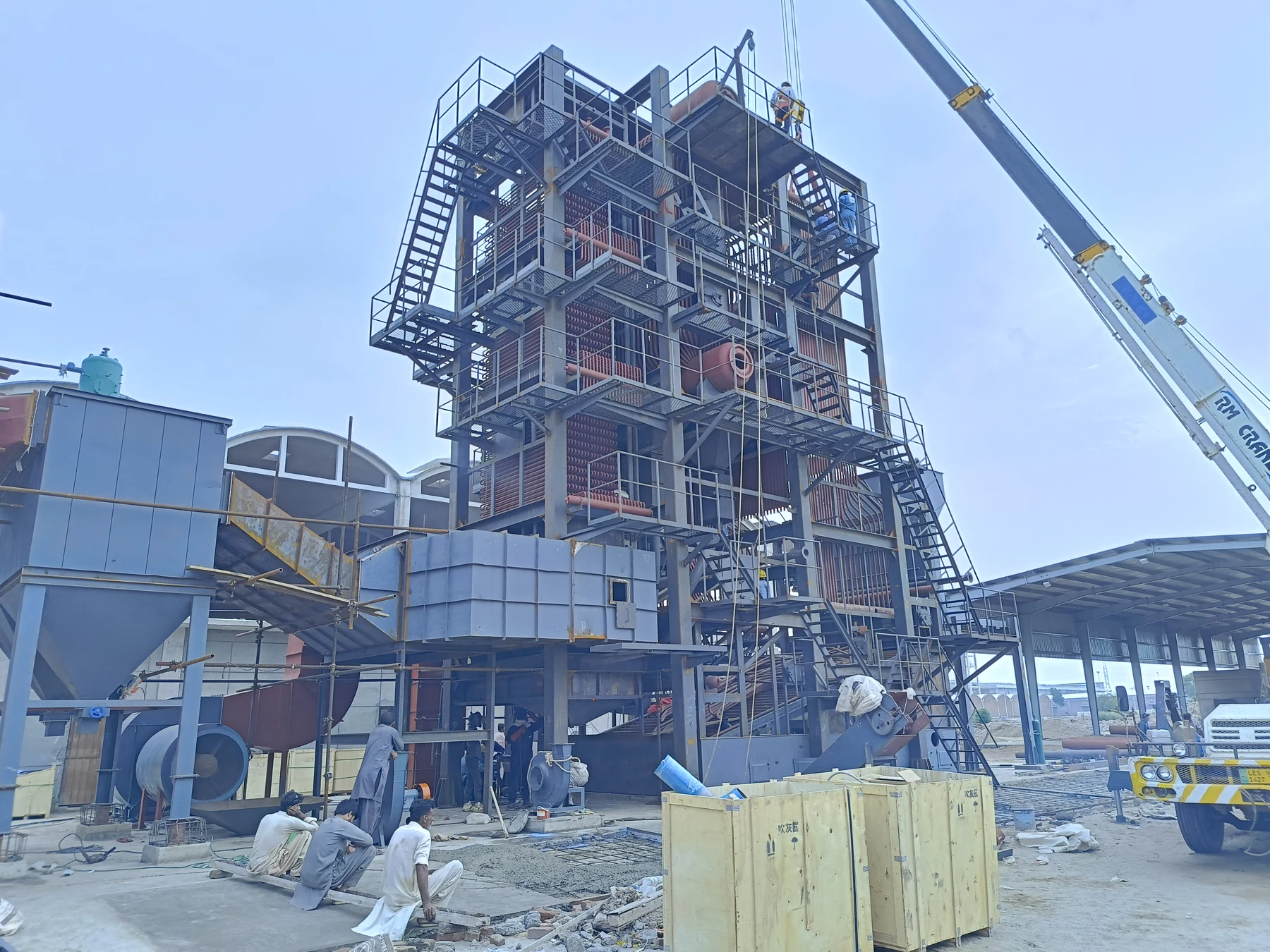 25 t/h Biomass Boiler Installation in Multan, Pakistan