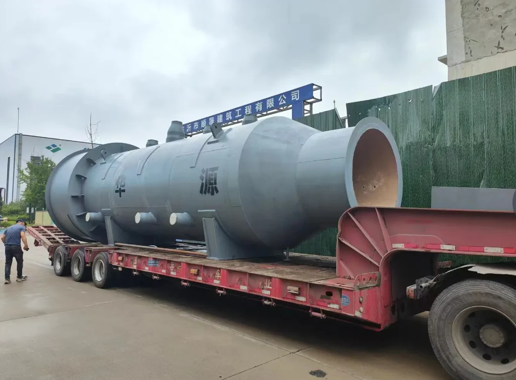 Delivery of DN2000 waste acid waste heat boiler