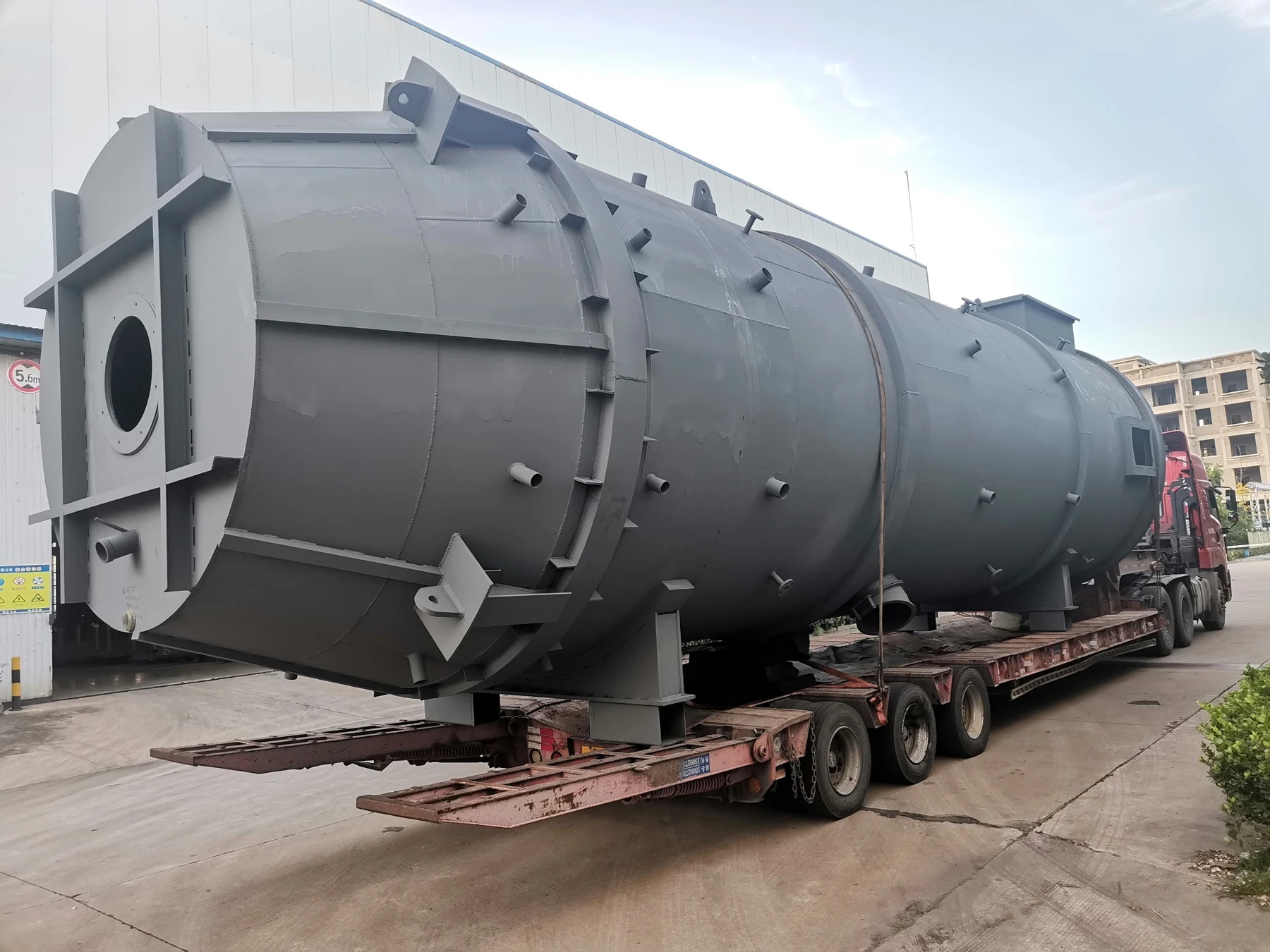 Waste gas and waste liquid incineration boiler system