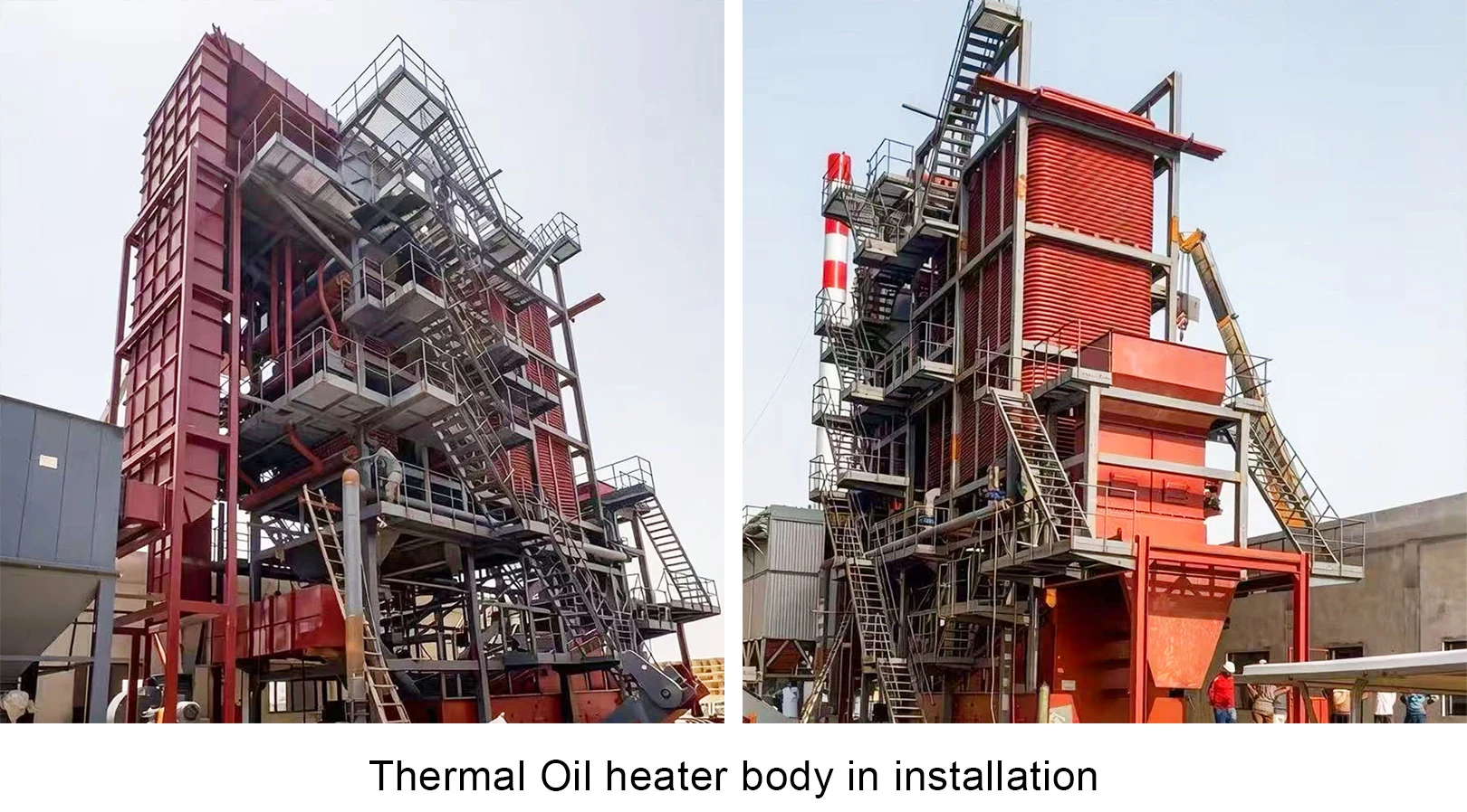 Lahore,Pakistan 1000MKcalTPH Vertical Biomass Fired Thermal Oil Heater