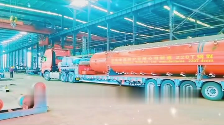 220 t/h steam boiler drum shipment to Kazakhstan