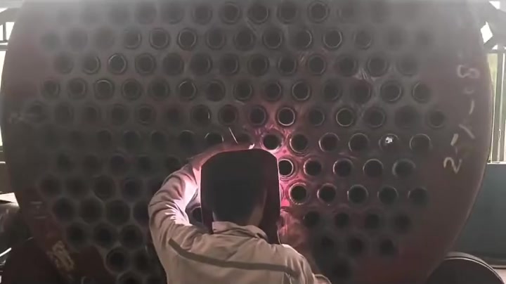 Boiler workshop production and welding